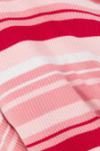 Prink Stripe Ribbed Strapless Maxi Anya Dress
