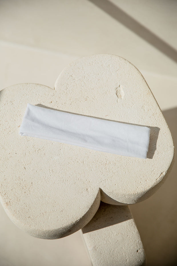Elle Soft Headband - White