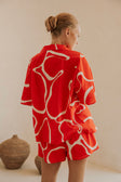 SAMPLE-Seona Top - Evoke Red