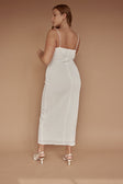 SAMPLE-Charlina Midi Dress - White