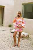 SAMPLE-Sirromet Shirred Dress - Solstice Pink