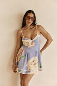 Anais Dress - Fiori Blue