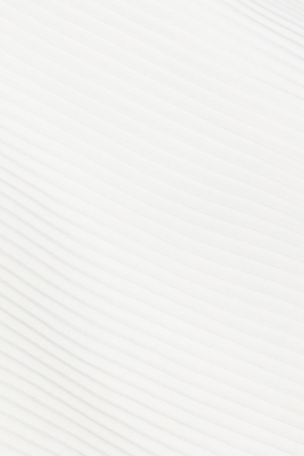 White Strapless Split Ribbed Saria Top