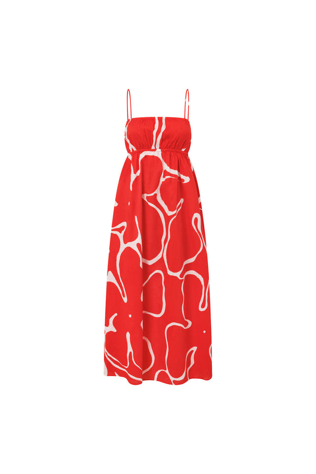 Catie Dress - Evoke Red