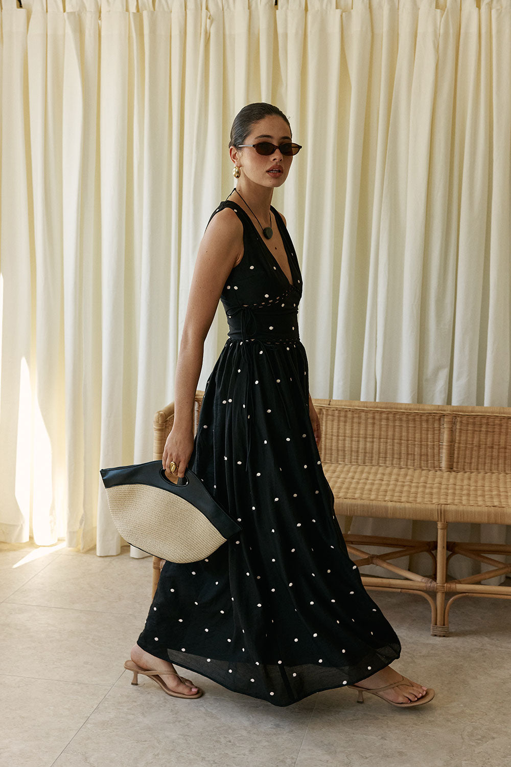 Franci Dress - Midnight Speck