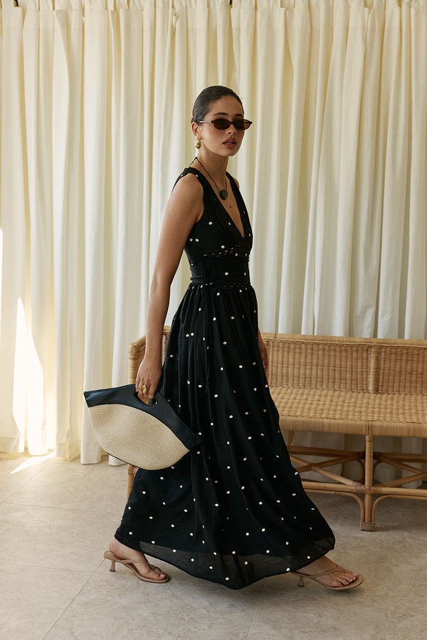 Franci Dress - Midnight Speck