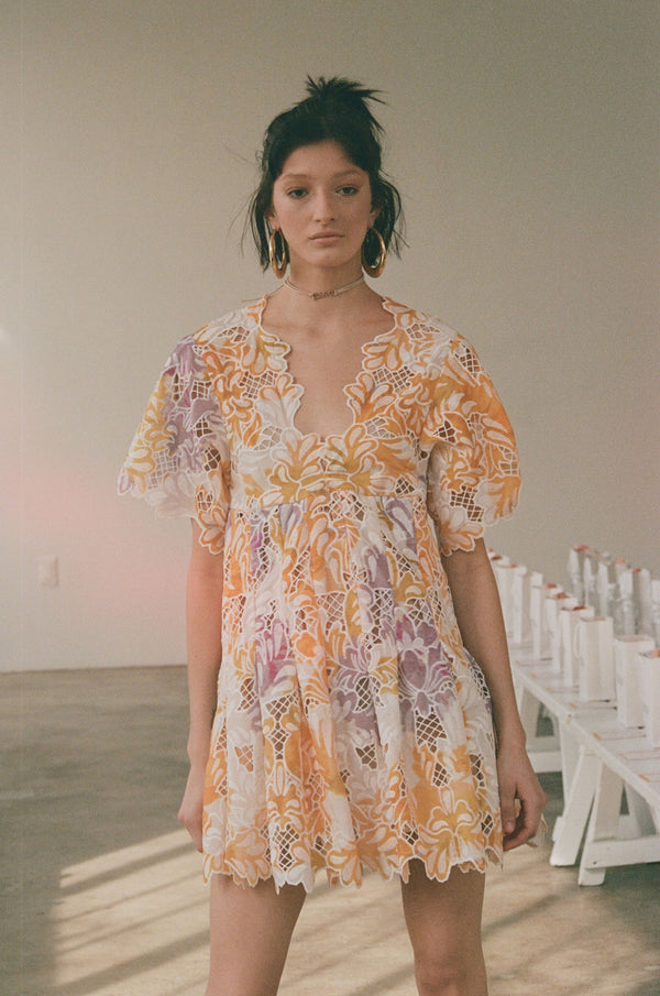 Gramercy Mini Dress - Floreale Mellow