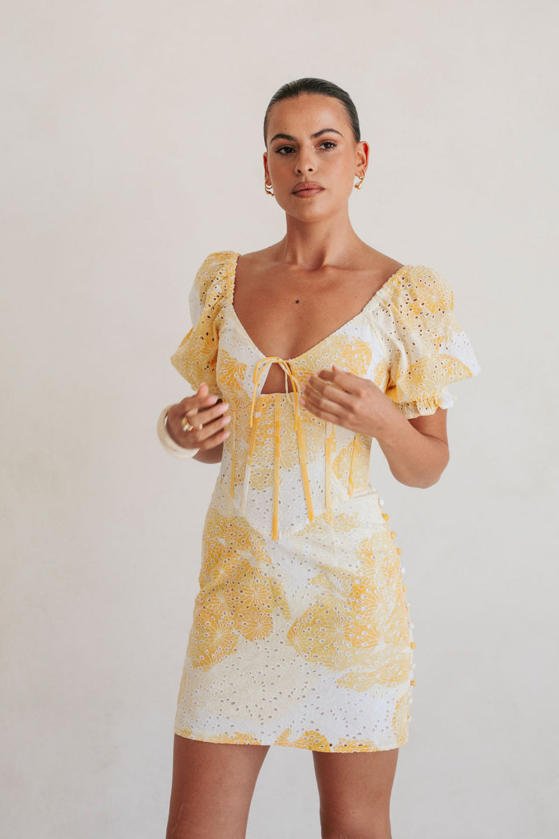 Shop Sorority Rush Dresses & Outfits Online  tagged "primary-color:Yellow"   SABO