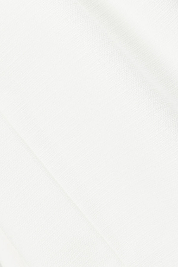 White Relaxed Elastic Drawstring Kamila Pants