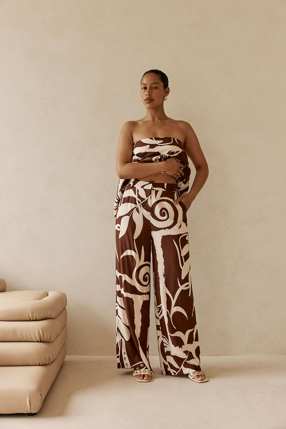 Presley Pants - Painted Tiles