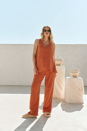 Dita Pants - Blood Orange