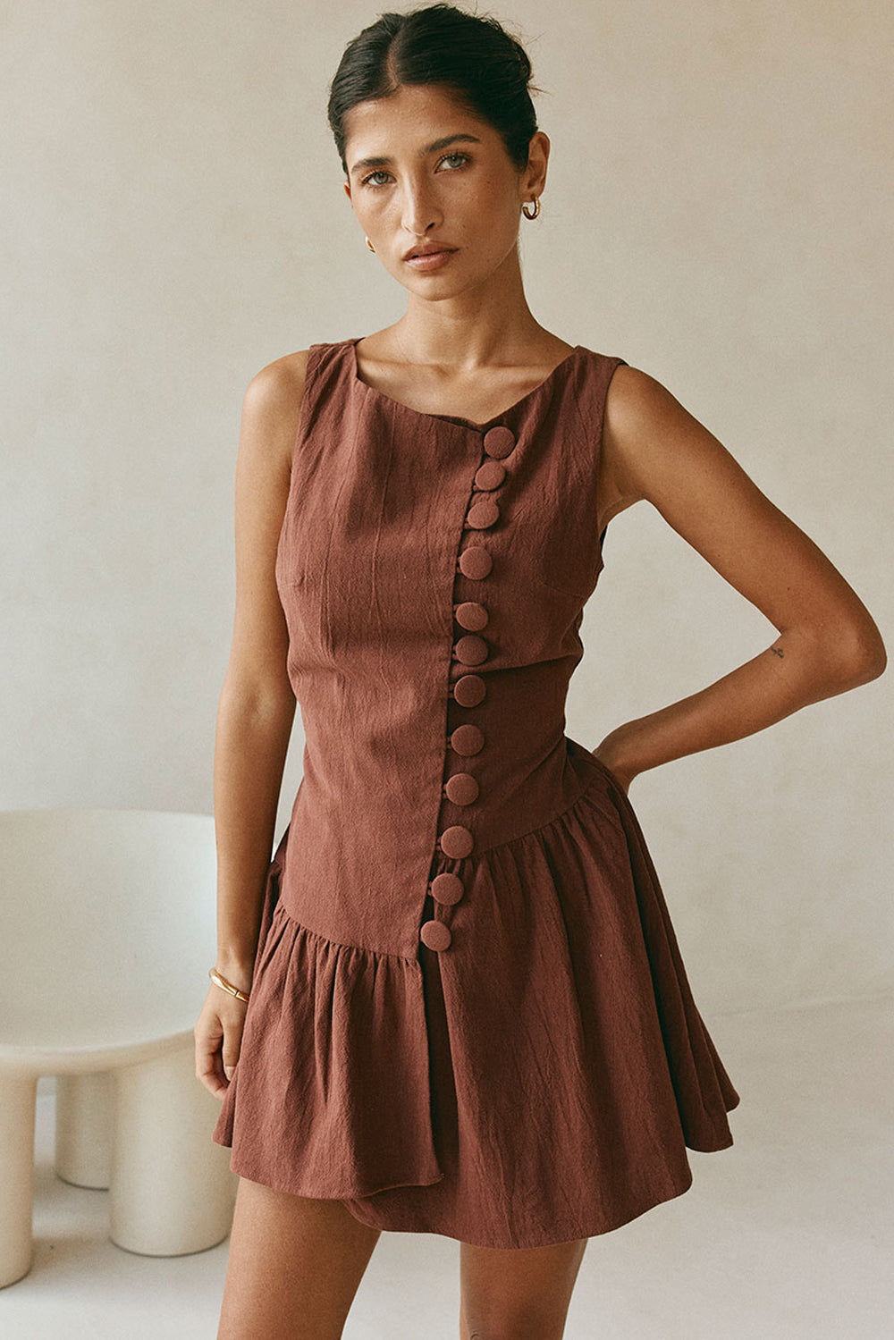 Alfresco Dress - Chocolate