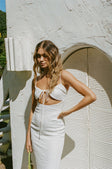 SAMPLE-Charlina Midi Dress - White