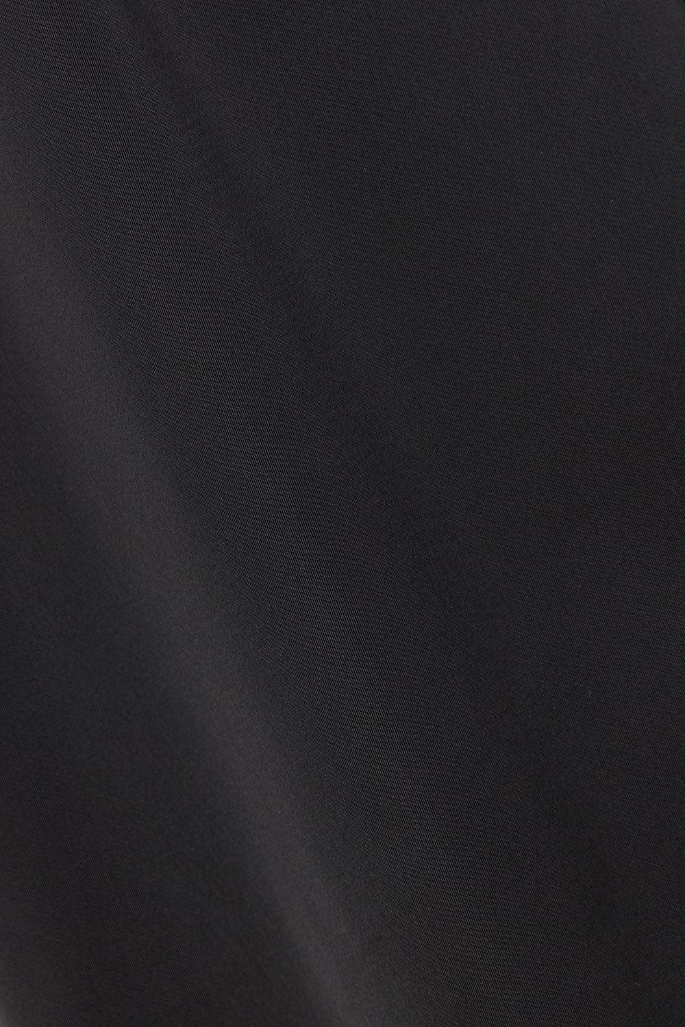 Adeline Elasticated Silk Pants - Black