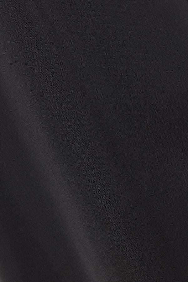 Adeline Elasticated Silk Pants - Black