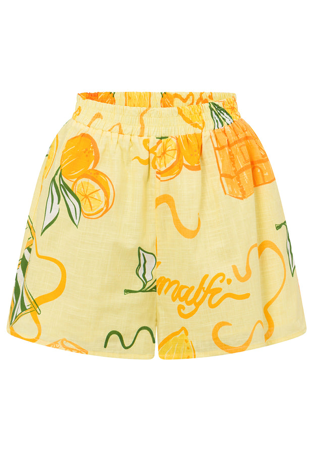 SAMPLE-Seona Shorts - Amalfi Citrus