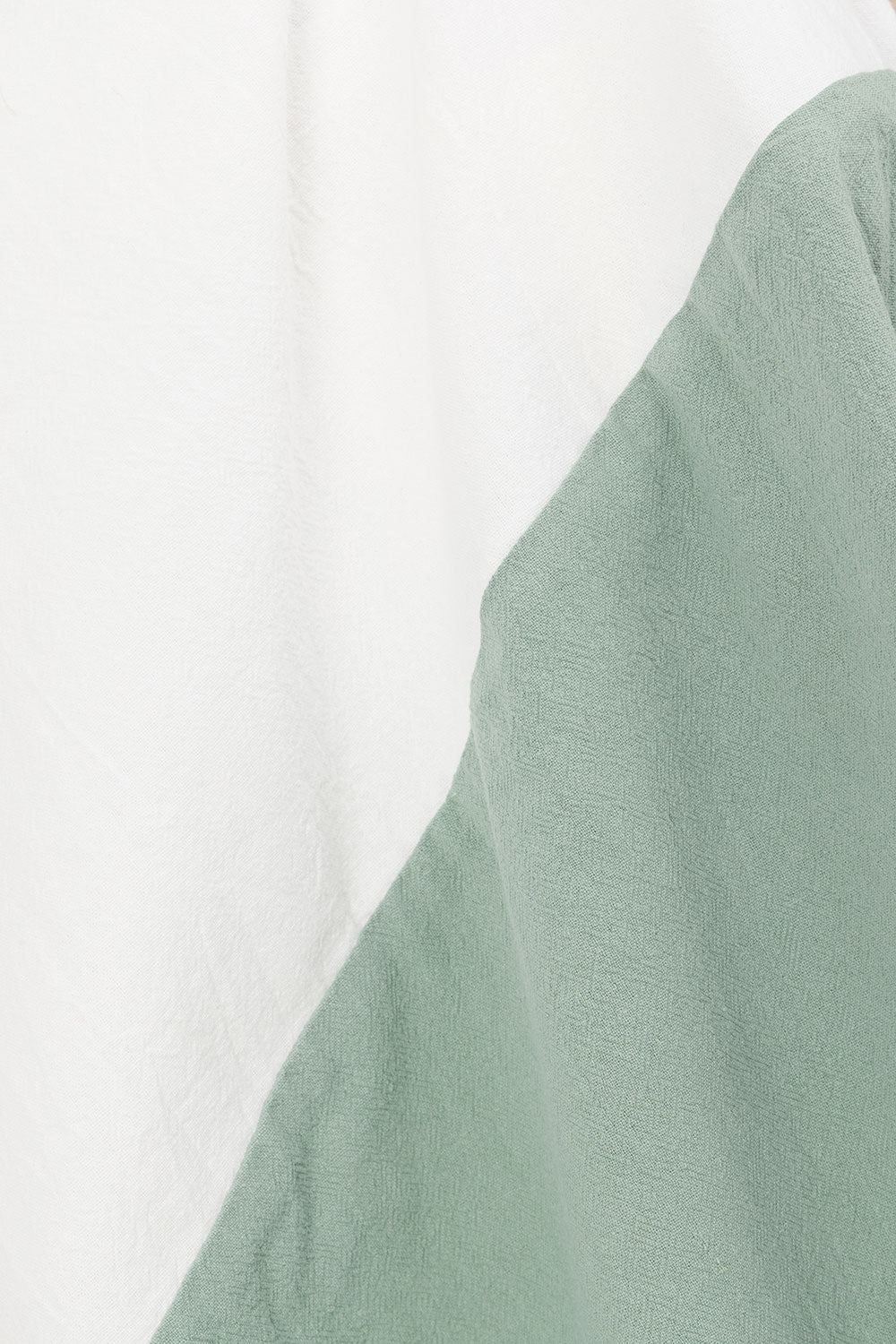 Green and White Two-Tone Strapless Mini Addison Dress