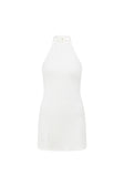 Atley Knit Halter Mini Dress - Cream