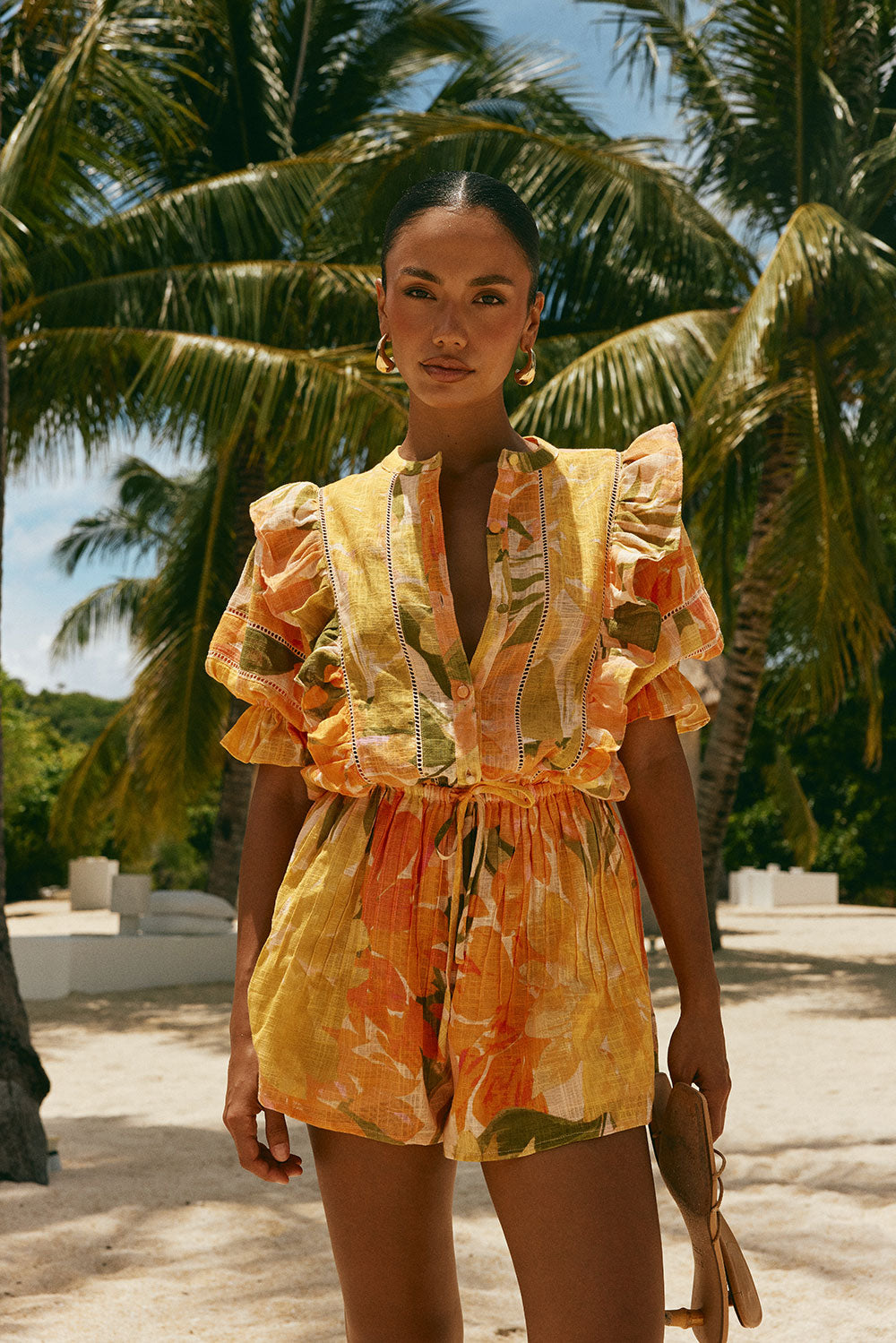 SAMPLE-Alvaro Playsuit - Tropic Muse