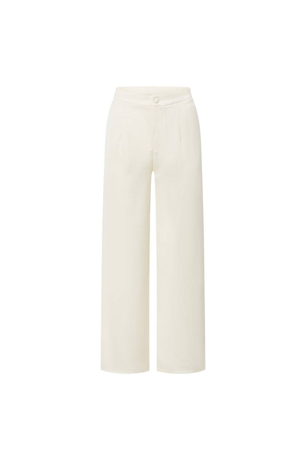 Cream High Waist Pocket Xandra Pants
