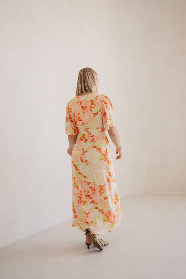 Aquitaine Wrap Dress - Motion Floral