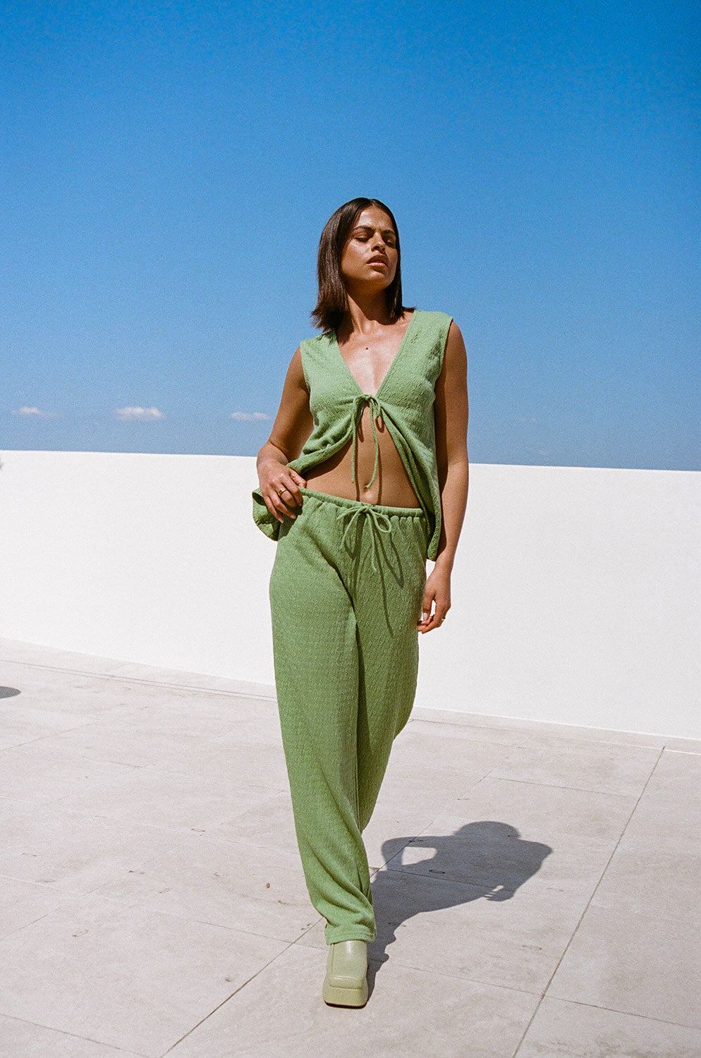 SAMPLE-Marina Pants - Green