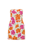 Strapless Aziza Mini Dress - Pink
