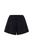 Huxley Front Tie Panelled Shorts - Black