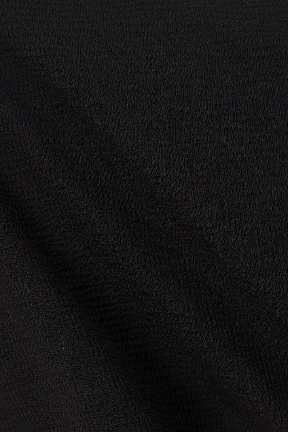 Zen One Shoulder Side Tie Top - Black