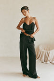 Black High Waist Pocket Trouser Zarah Pants