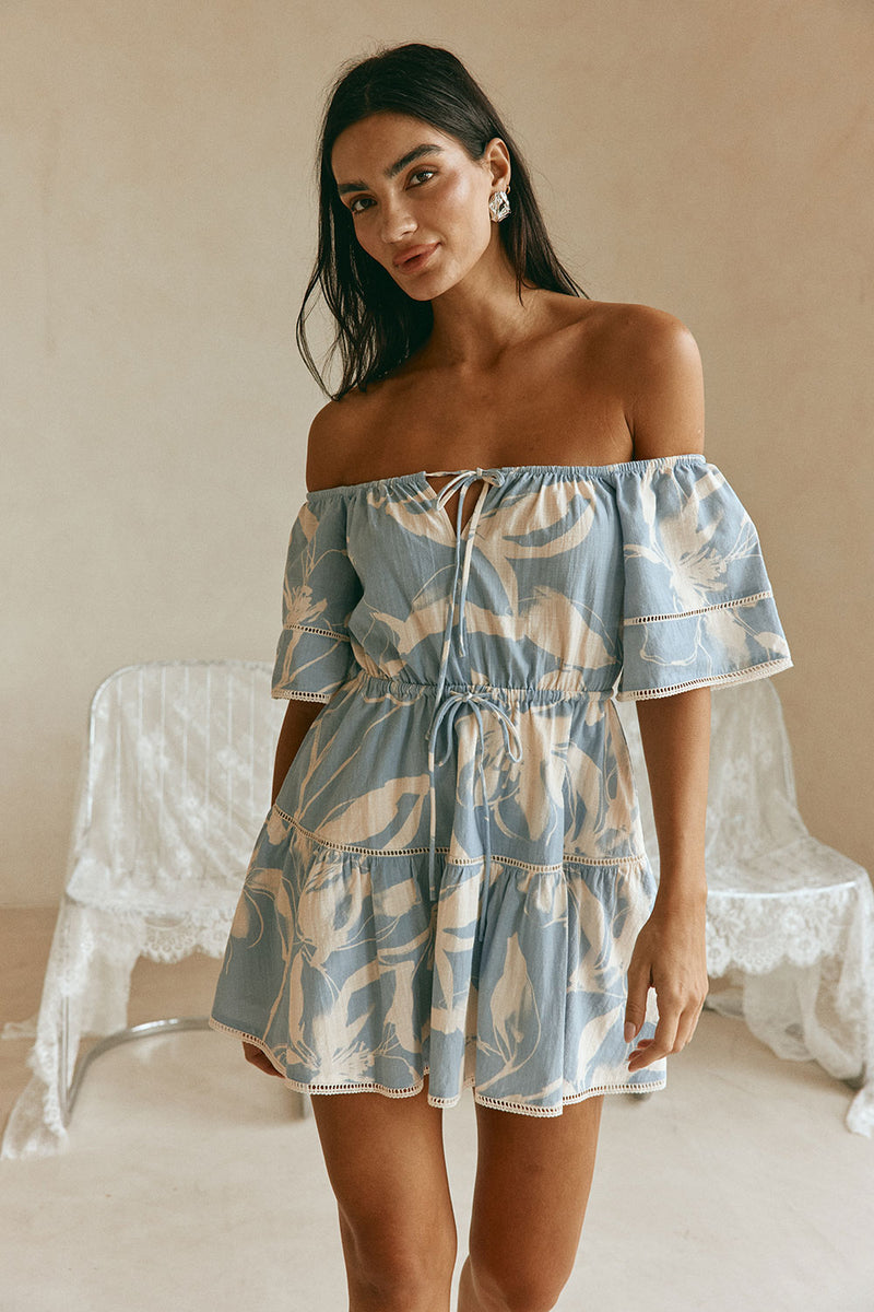 cotton dresses australia Aasia Lilac Midi Dress