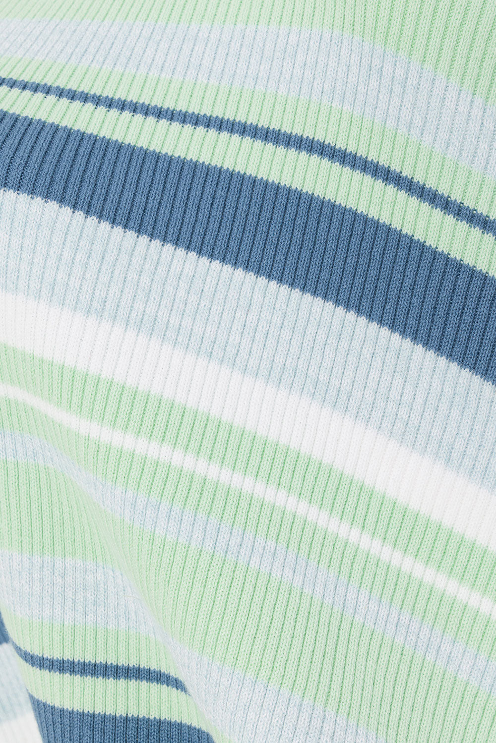 Green and Blue Stripe Knit Maxi Dahlia Skirt