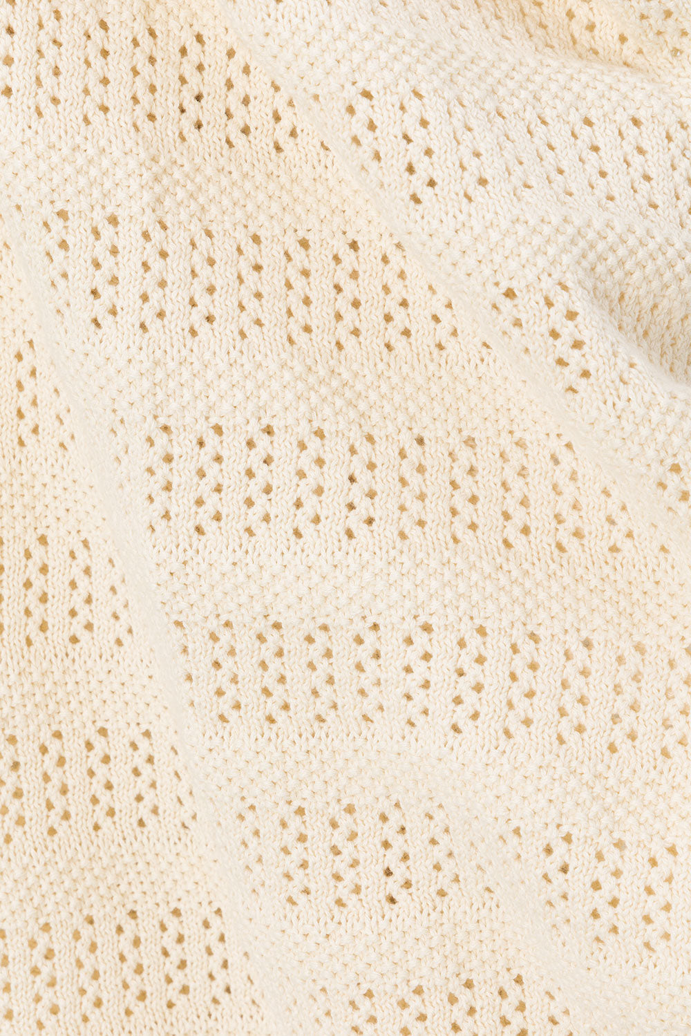 Beige Knit Elastic Zhuri Pants