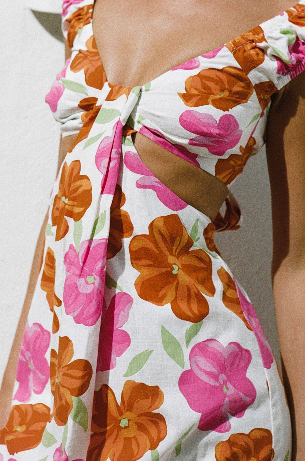 Kameliya Midi Dress - Pink