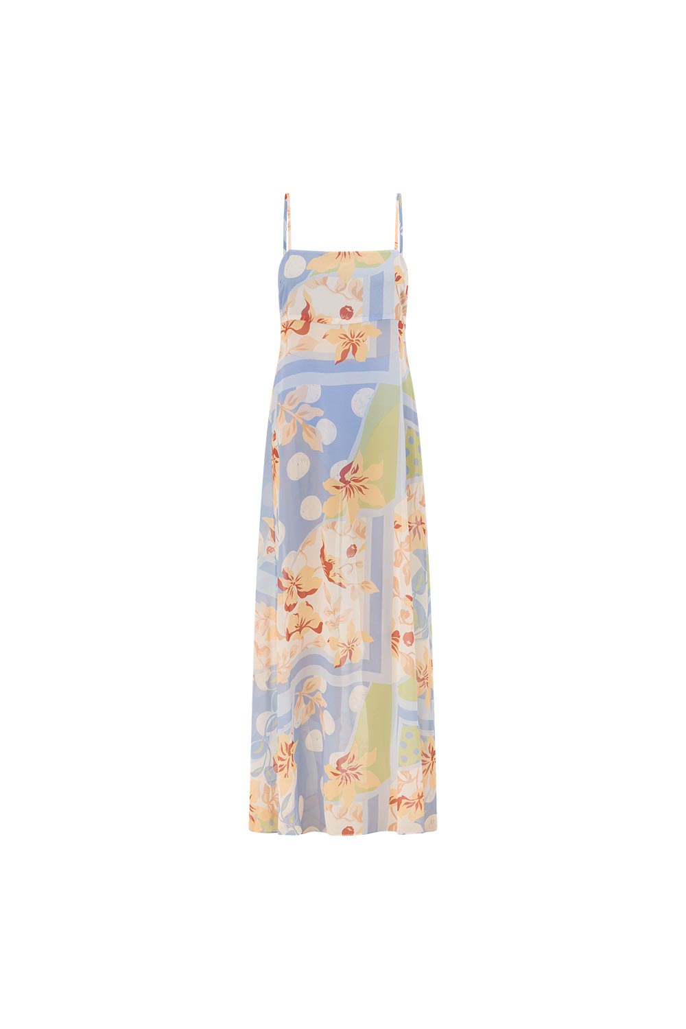 Qiara Dress - Flores Scarf