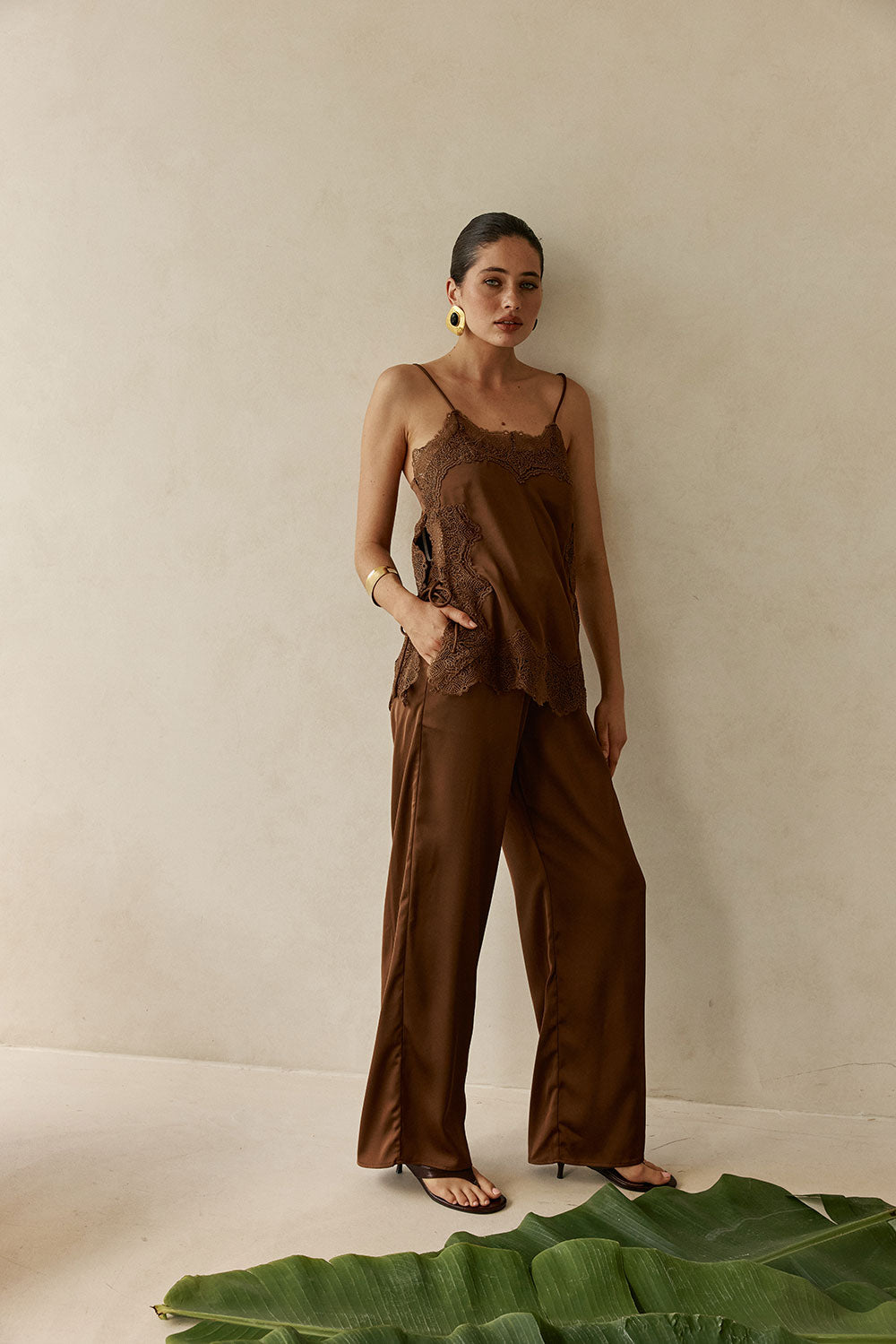 Amalia Pants - Chocolate