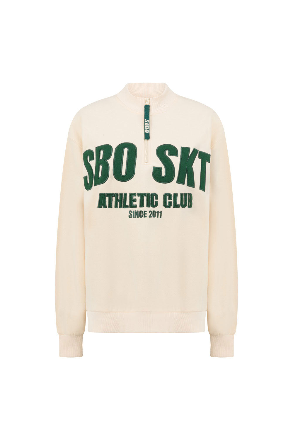 Green and Cream Fleece Oversized Vintage Kilkenny Sweater