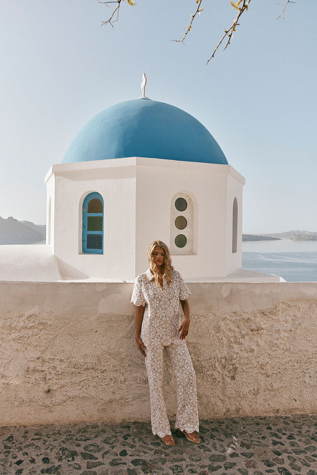 Kalila Crochet Top - Ivory