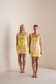 SAMPLE-Tyler Dress - Checker Floral