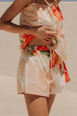 SAMPLE-Jetta Shorts - Petal Scarf