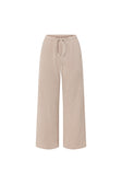 Stone Grey Elastic Drawstring Tarika Pants