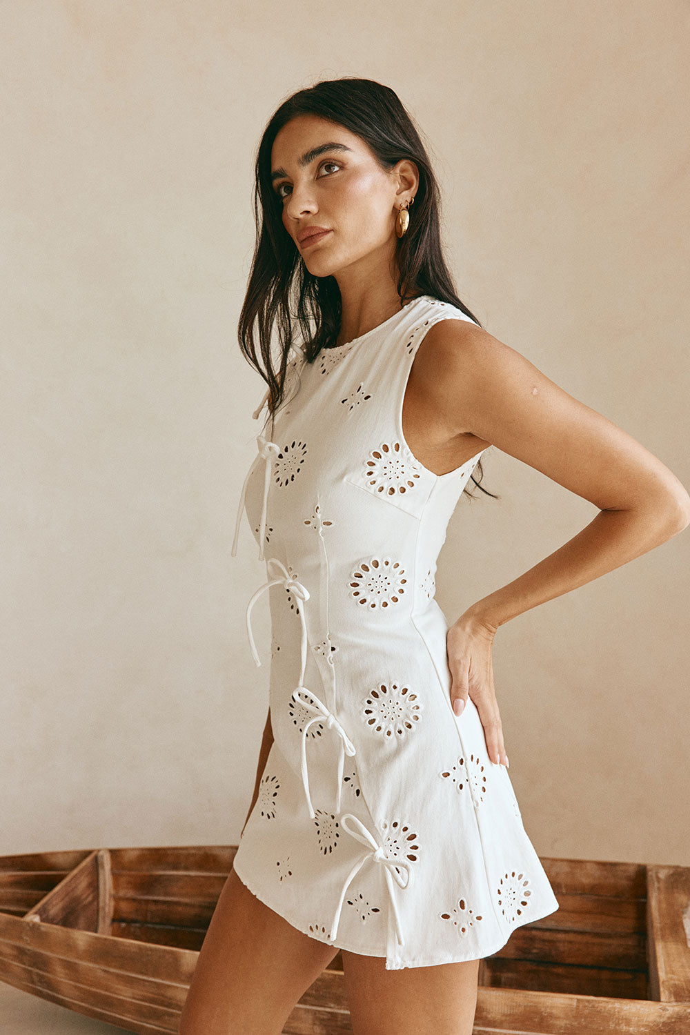 SAMPLE-Kapri Dress - Broderie
