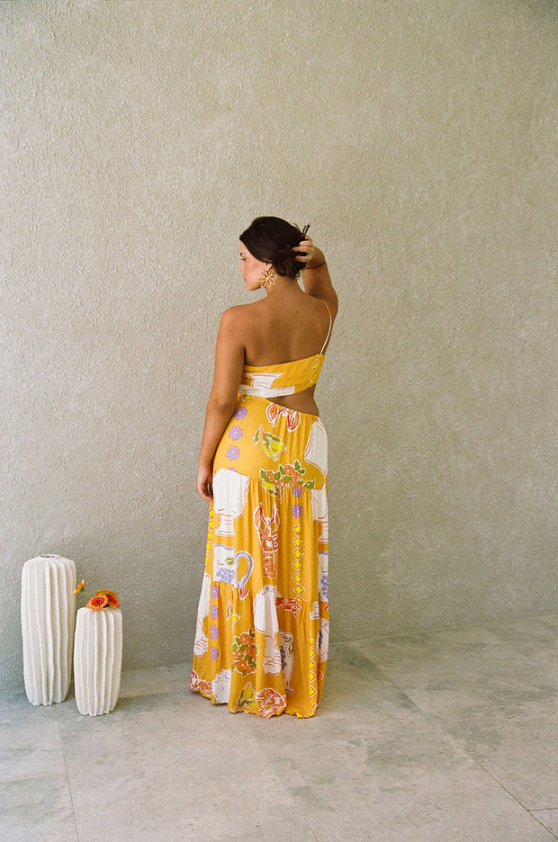 SAMPLE-Aliza Dress - Ciao Yellow