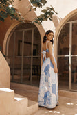 SAMPLE-Terazza Dress - Vaso Blu