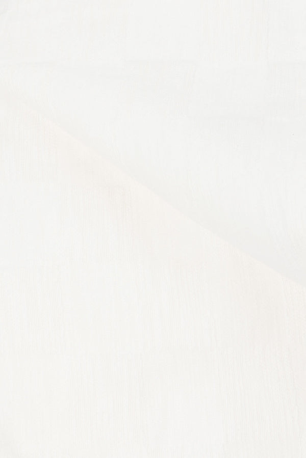 White Cotton Mini Pocket Aaliyah Skirt