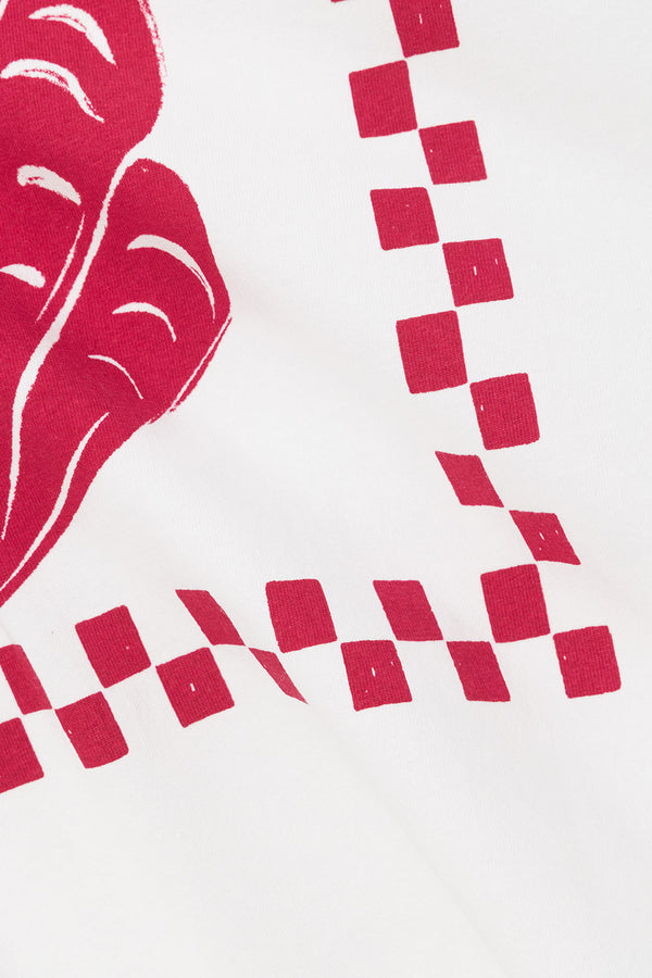 Red Graphic Tee Relaxed Par La Mer Top