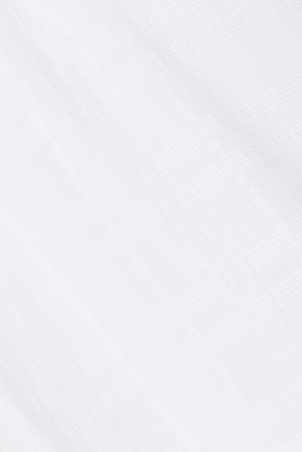 White Plaid High Waist Sofia Pants