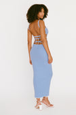SAMPLE-London Knit Dress - Azure