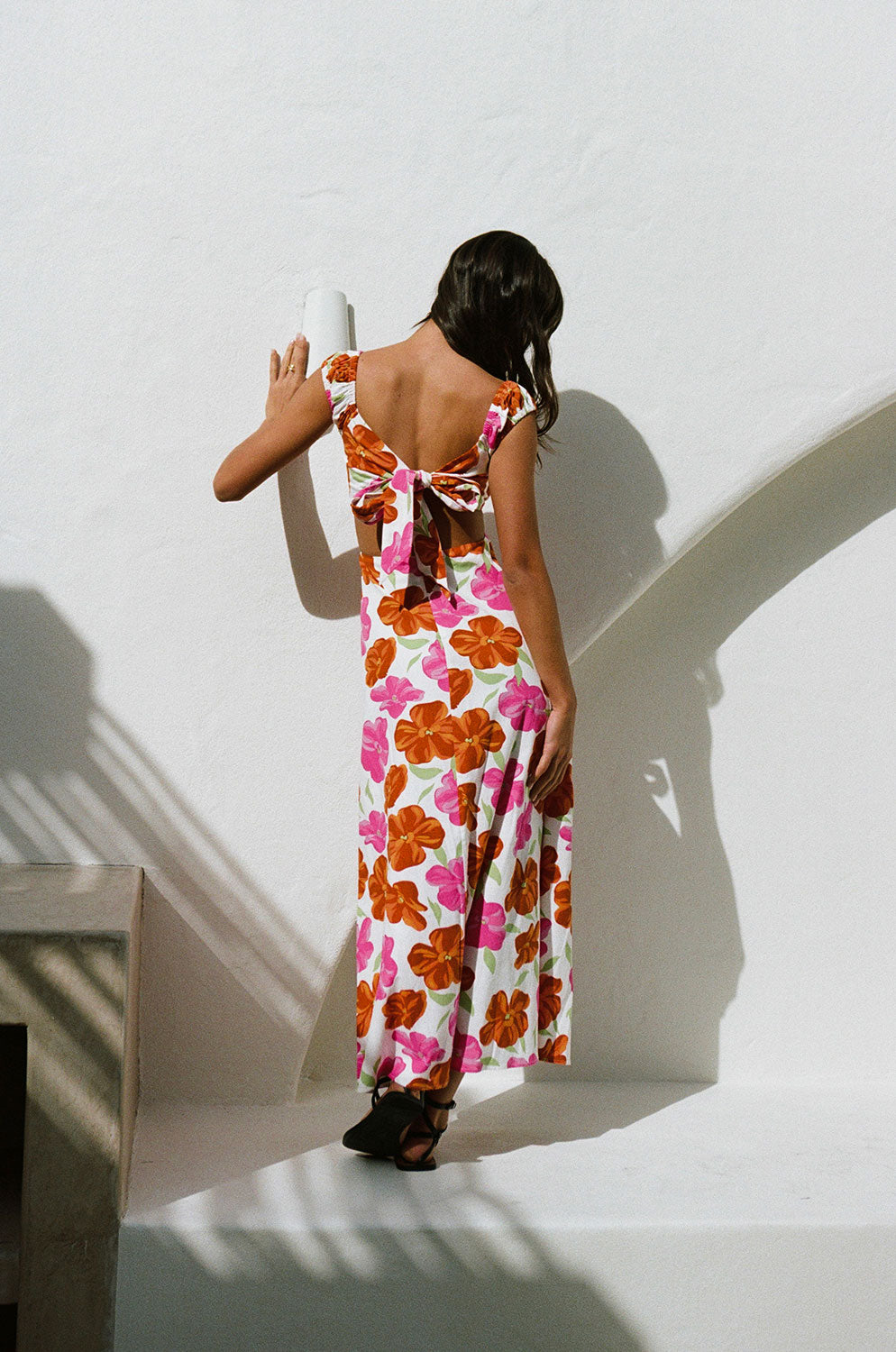 Kameliya Midi Dress - Pink