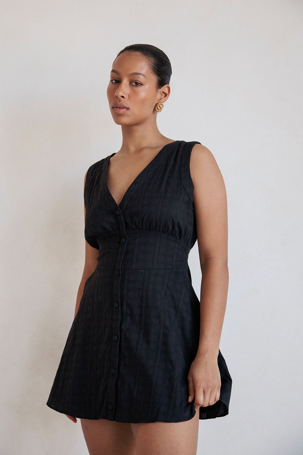 Shaelagh Mini Dress - Black